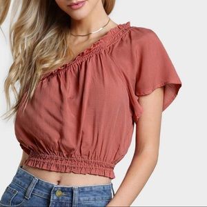 NWT Shein One Shoulder Crop Top